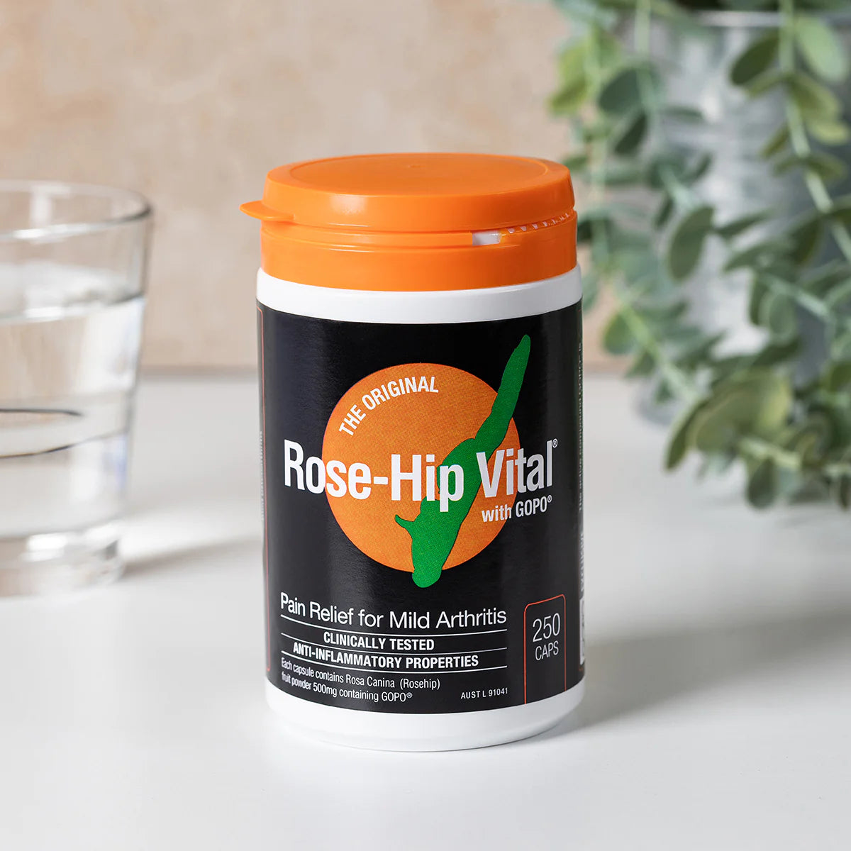Rose-Hip Vital<sup>®</sup> Joint Health with GOPO<sup>®</sup> 250 粒膠囊