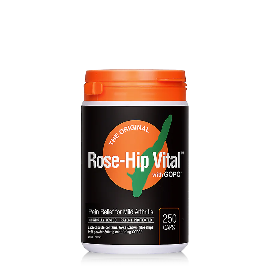 Rose-Hip Vital<sup>®</sup> Joint Health with GOPO<sup>®</sup> 250 粒膠囊